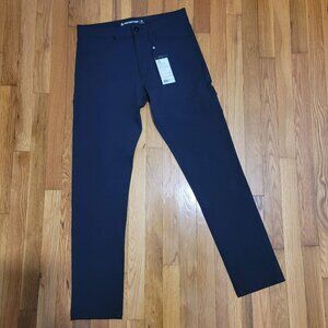 Western Rise Diversion Pant Slim Black 31" New NWT Travel Stretch Pants